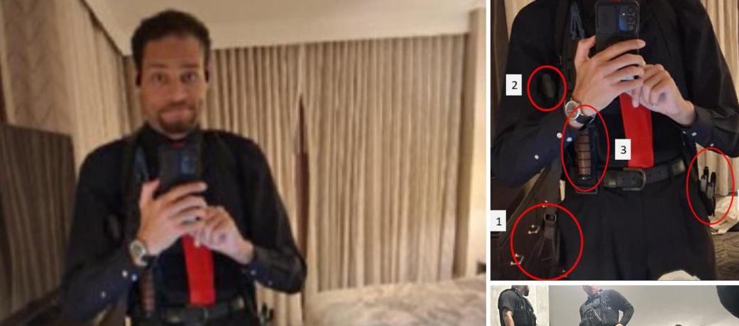 La selfie de Cole Allen.