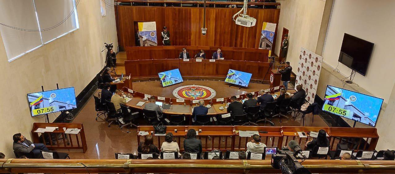 Aspecto de la Corte Constitucional. 