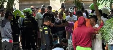 Uno de los hombres baleados quedó muerto en el lugar de los hechos. 