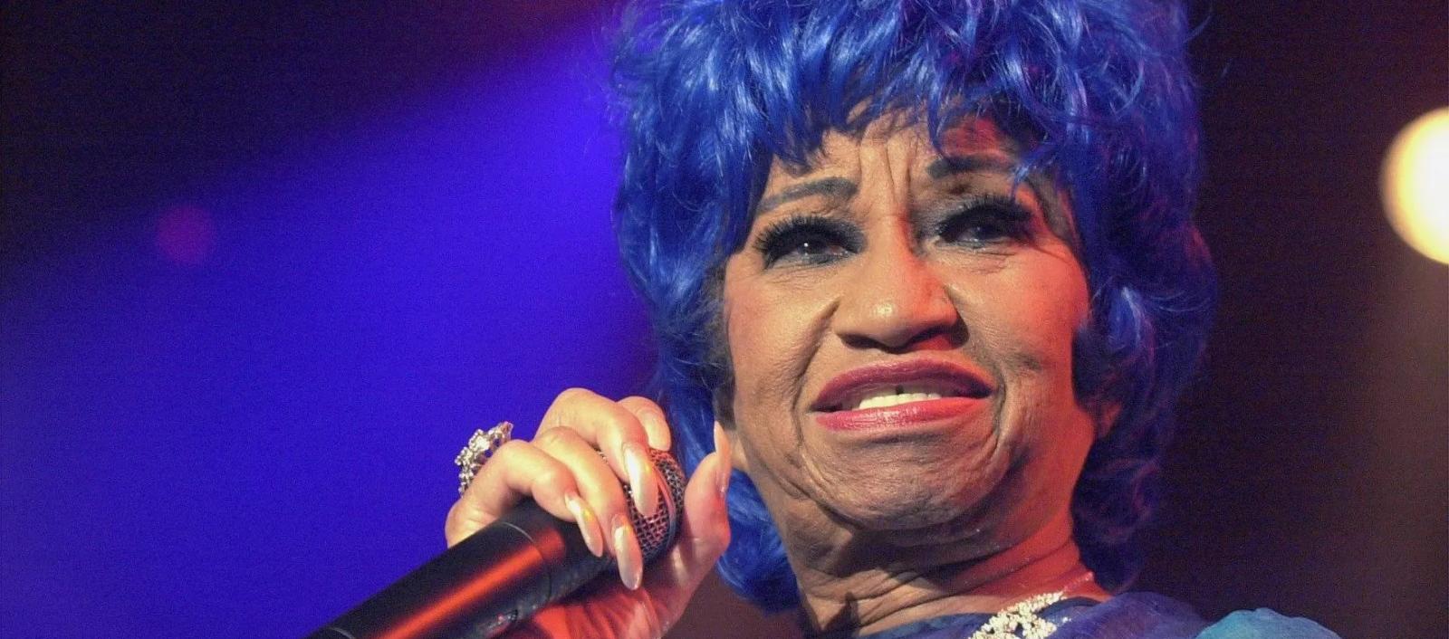 La legendaria cantante cubana Celia Cruz.