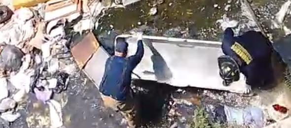 Arroyo León donde encontraron el cuerpo. 