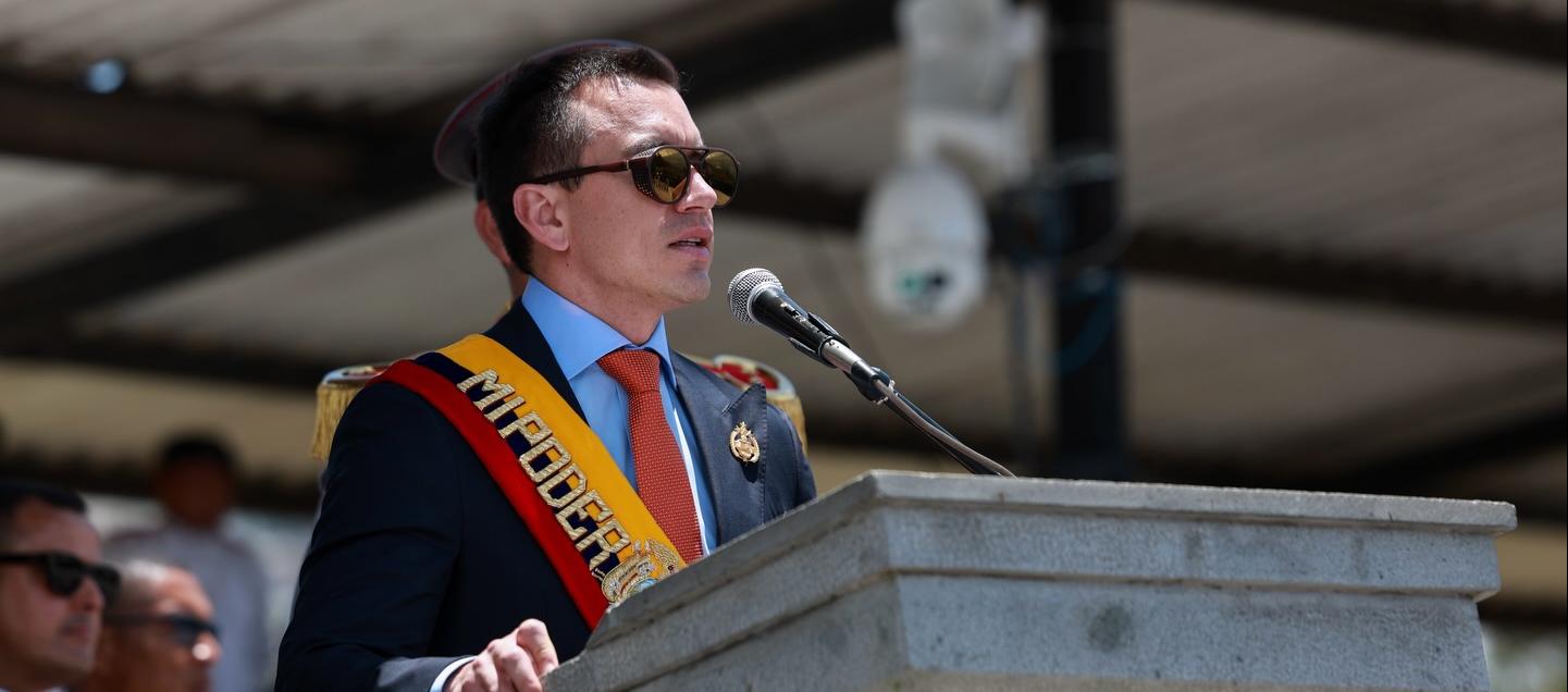 Daniel Noboa, presidente de Ecuador.