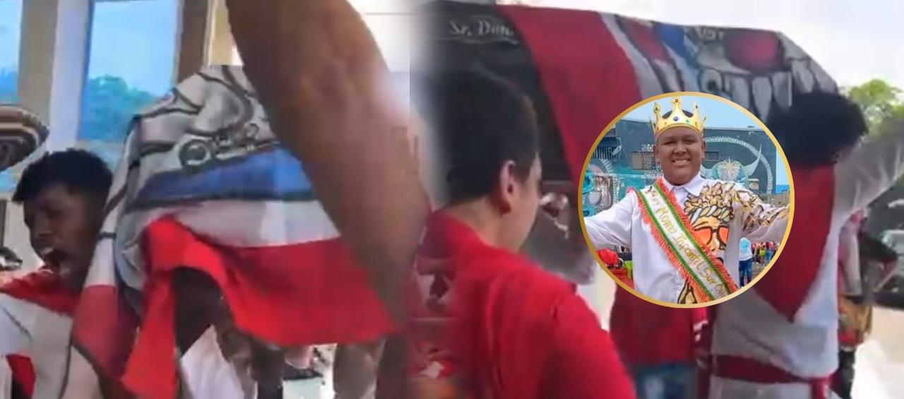 Imágenes del sepelio y del Rey Momo del Carnaval del Suroriente 2024, Danilo Andrés Ramírez Barrios.