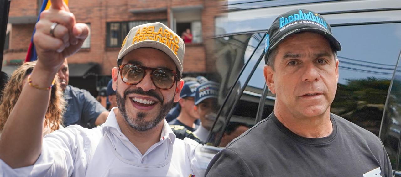 El candidato Abelardo De La Espriella y el Alcalde Alex Char.