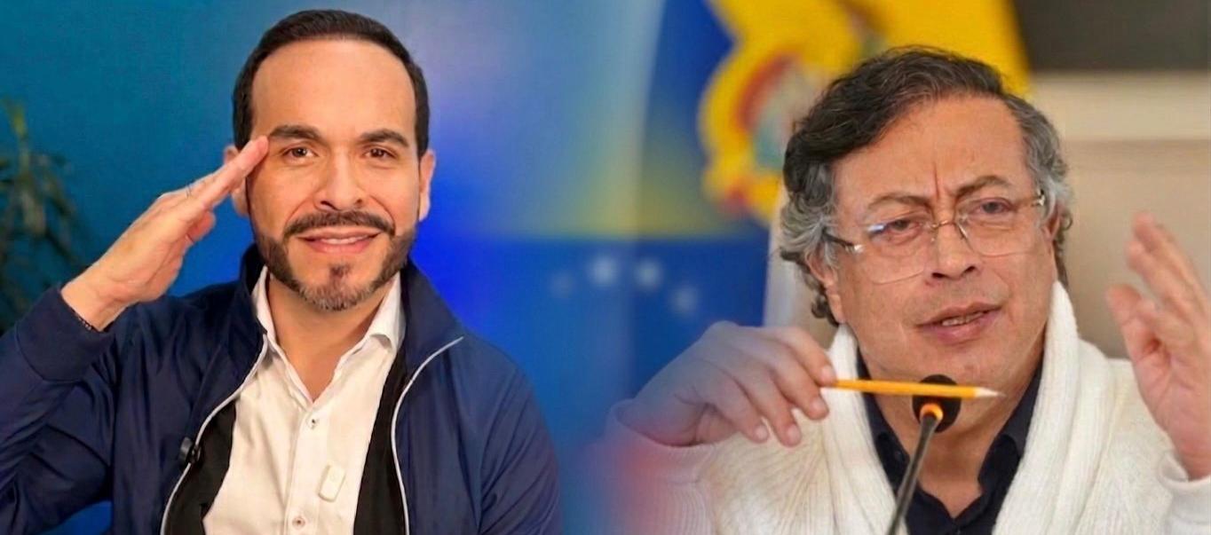  El candidato presidencial Abelardo De la Espriella y el Presidente Gustavo Petro. 