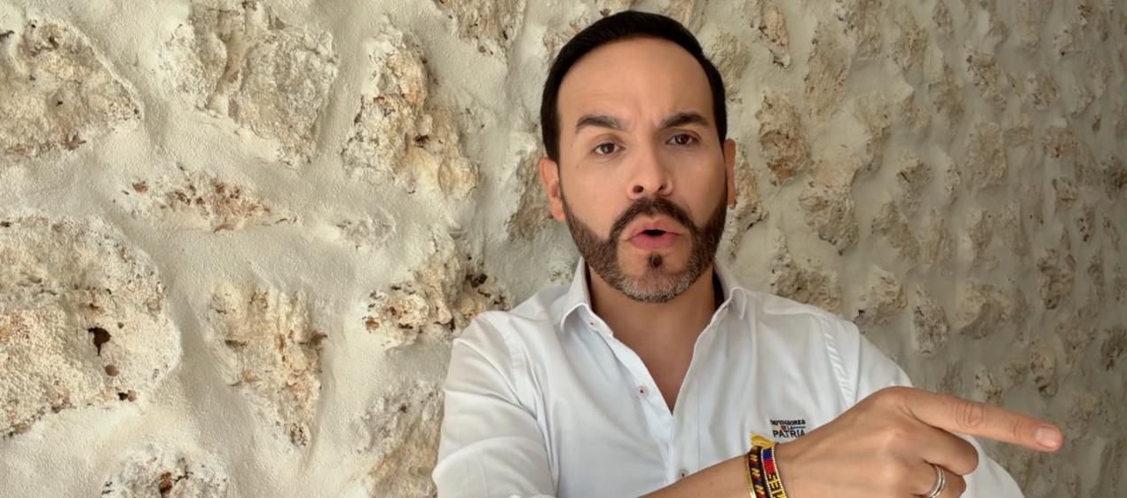 Abelardo De la Espriella, candidato presidencial. 