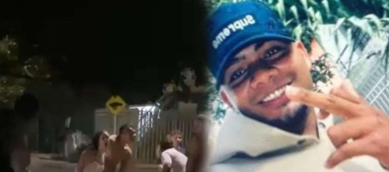 Lugar de los hechos y Diego Armando Pulido Santiago, la víctima mortal.