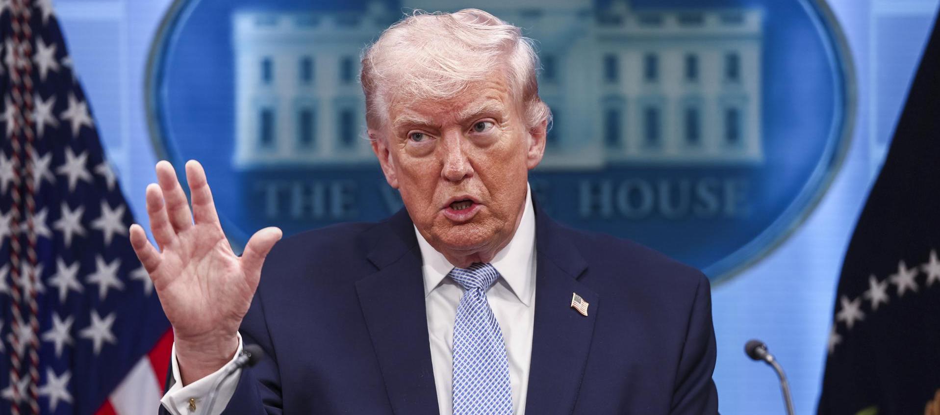 El Presidente Donald Trump.