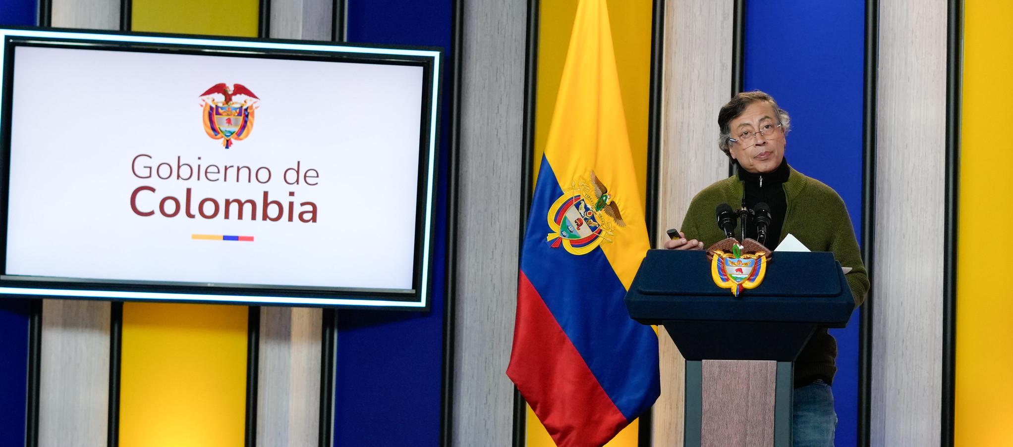 El Presidente Gustavo Petro.