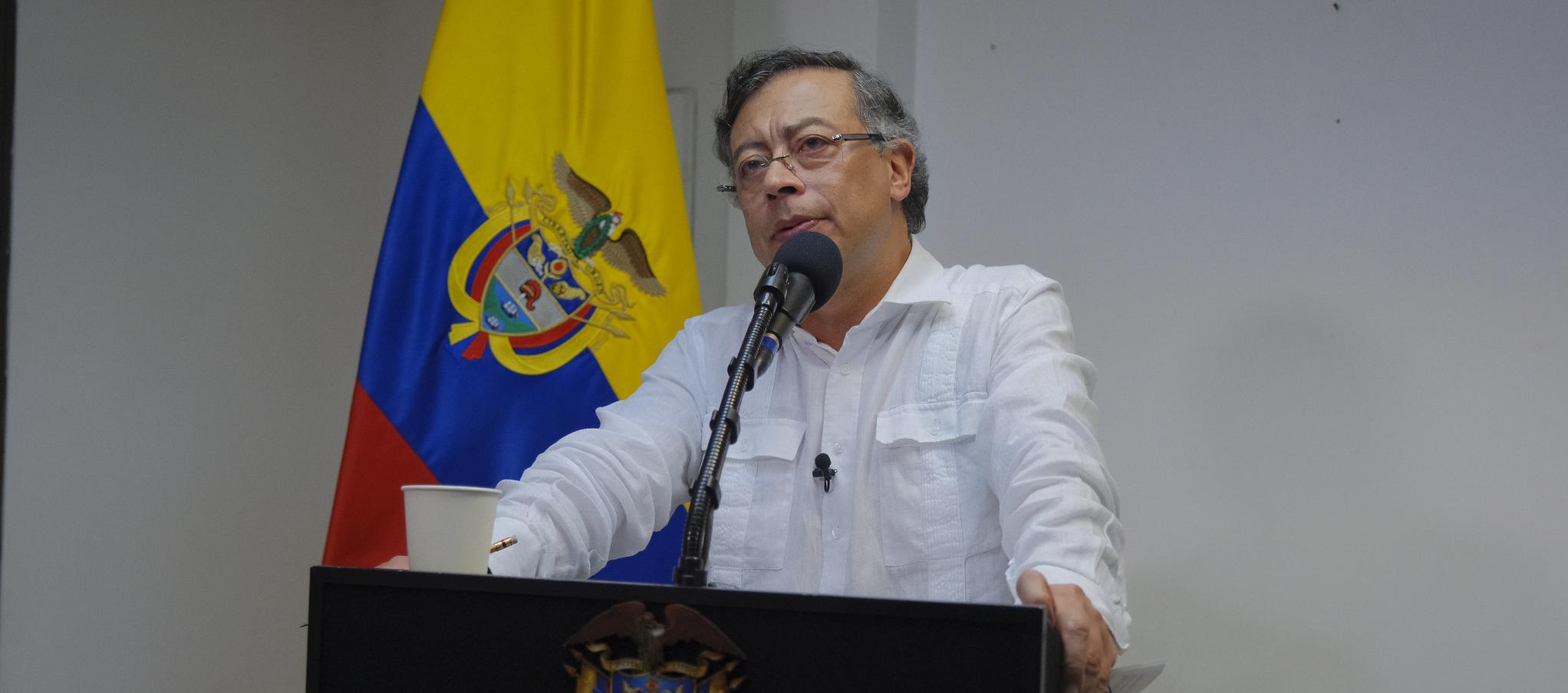 El Presidente Gustavo Petro.