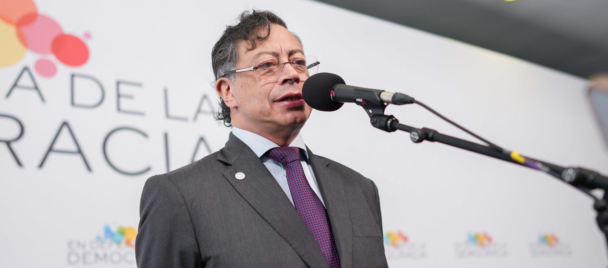 El Presidente Gustavo Petro.