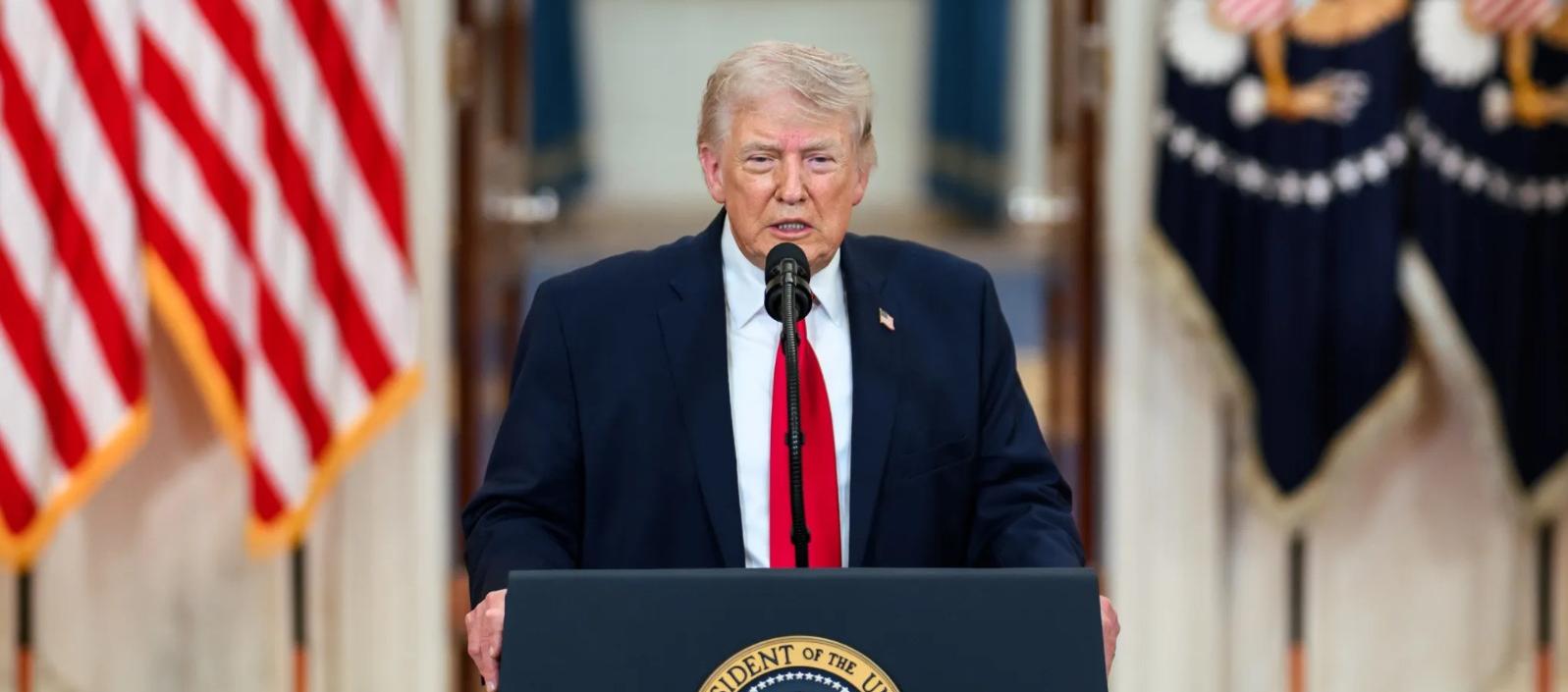 El Presidente de Estados Unidos, Donald Trump.