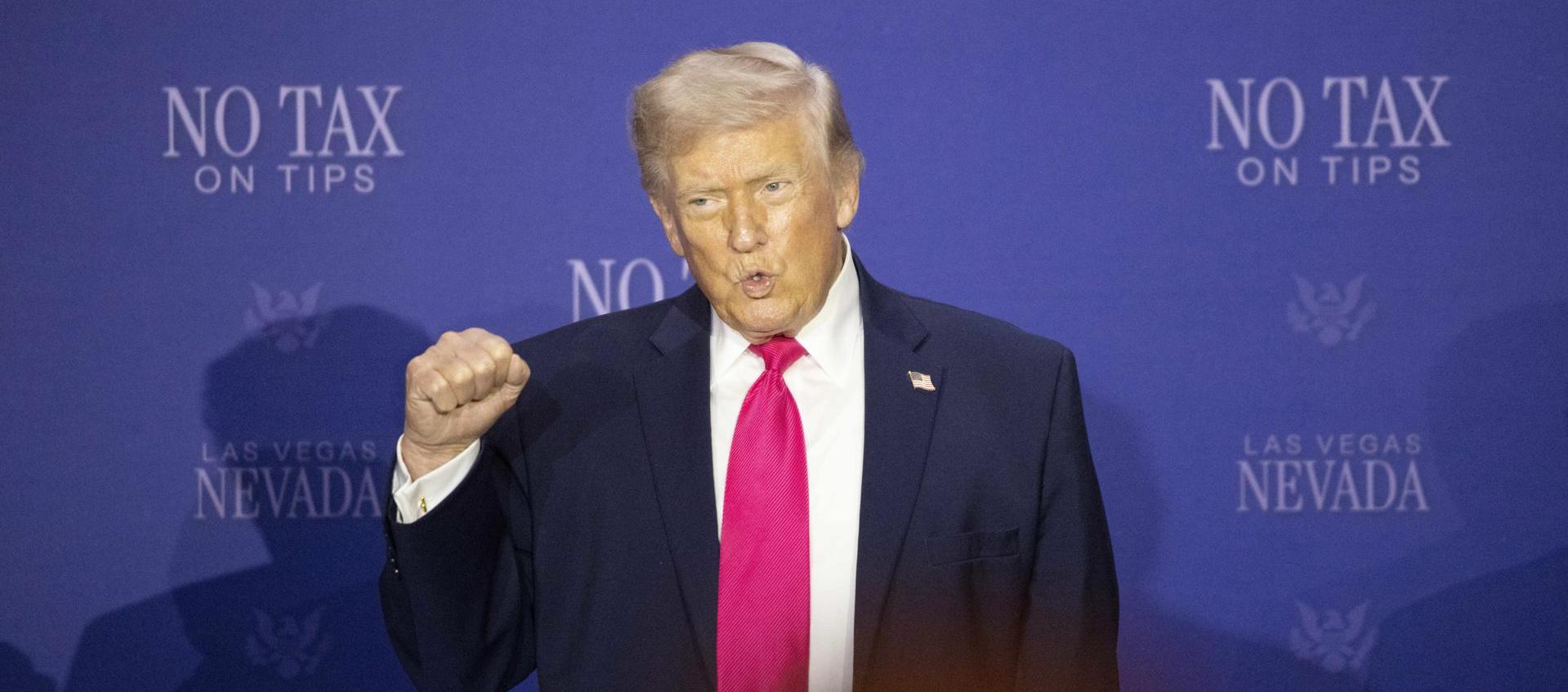 El Presidente de Estados Unidos, Donald Trump.