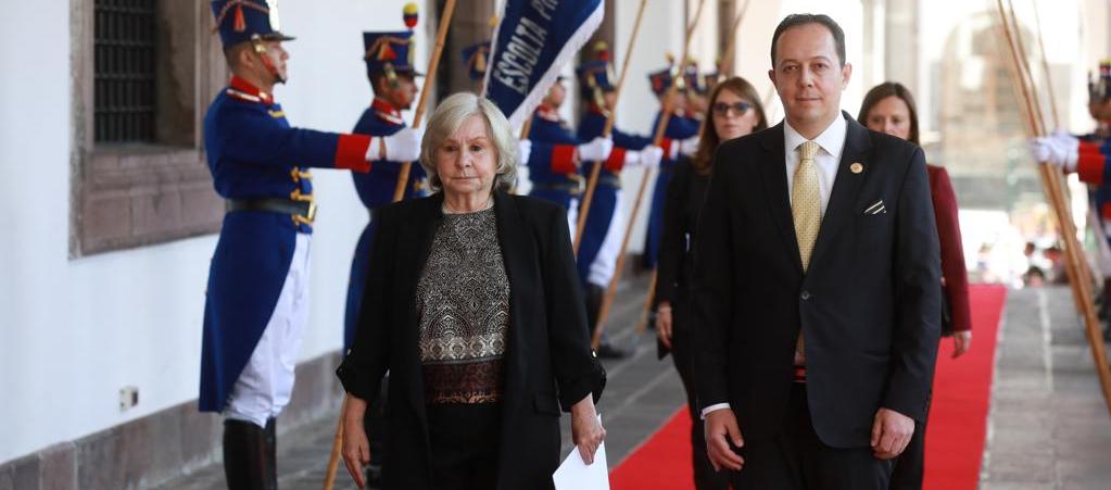 La Embajadora María Antonia Velasco.