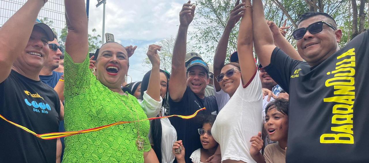 Alcalde Alejandro Char en la entrega del parque Renowitzky.