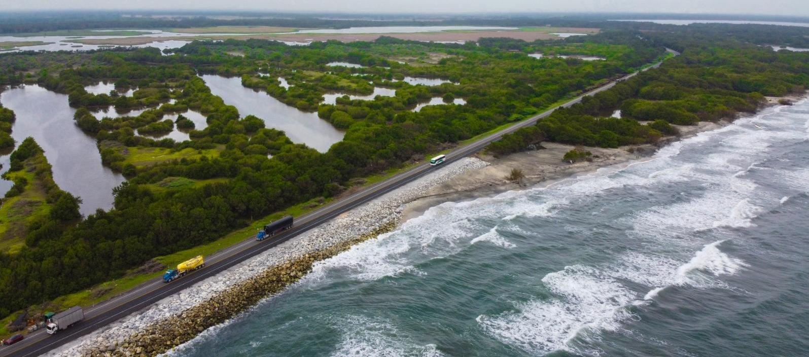 Kilómetro 19 de la vía Ciénaga-Barranquilla.