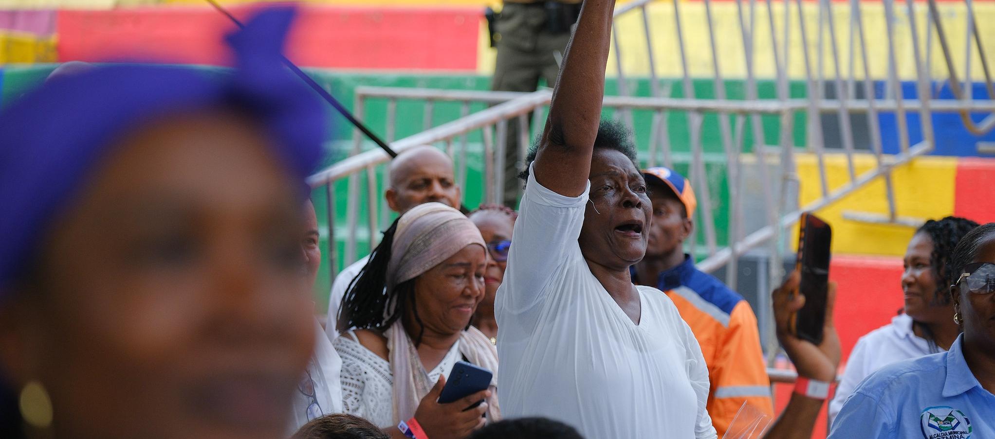 Jornada denominada 'A la plaza con las víctimas'.