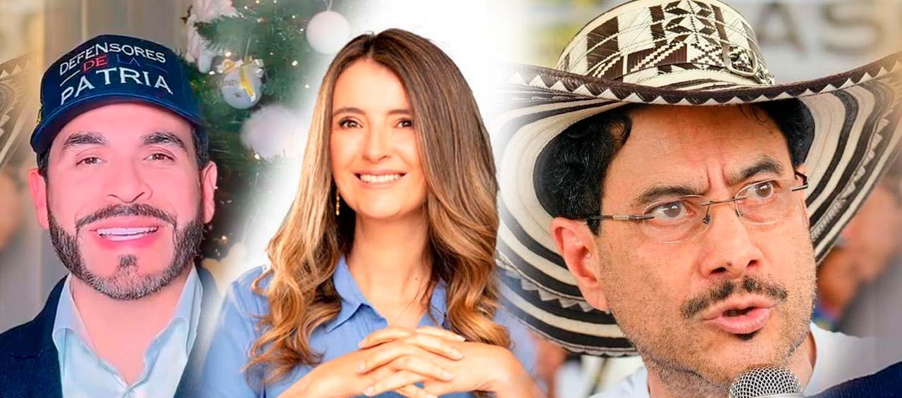 Abelardo De La Espriella, Paloma Valencia e Iván Cepeda