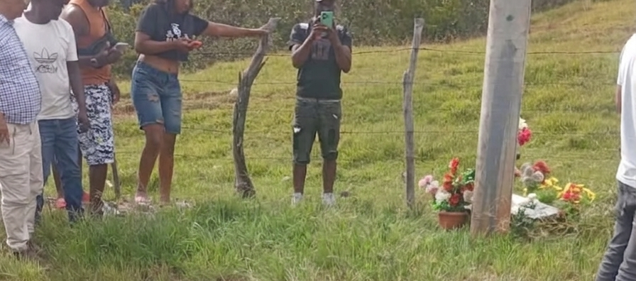 Lugar donde encontraron los cuerpos.