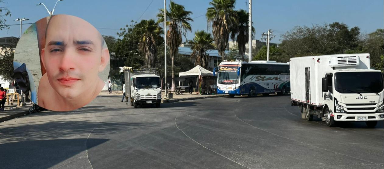 Lugar de los hechos y la víctima Kevin Hernández Pérez.