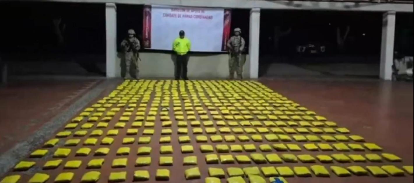 Marihuana incautada. 