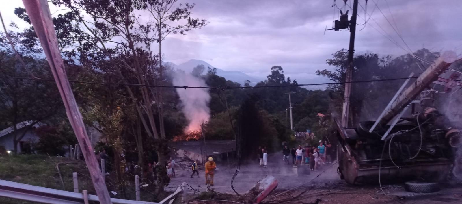 Incendio de Camión Cisterna