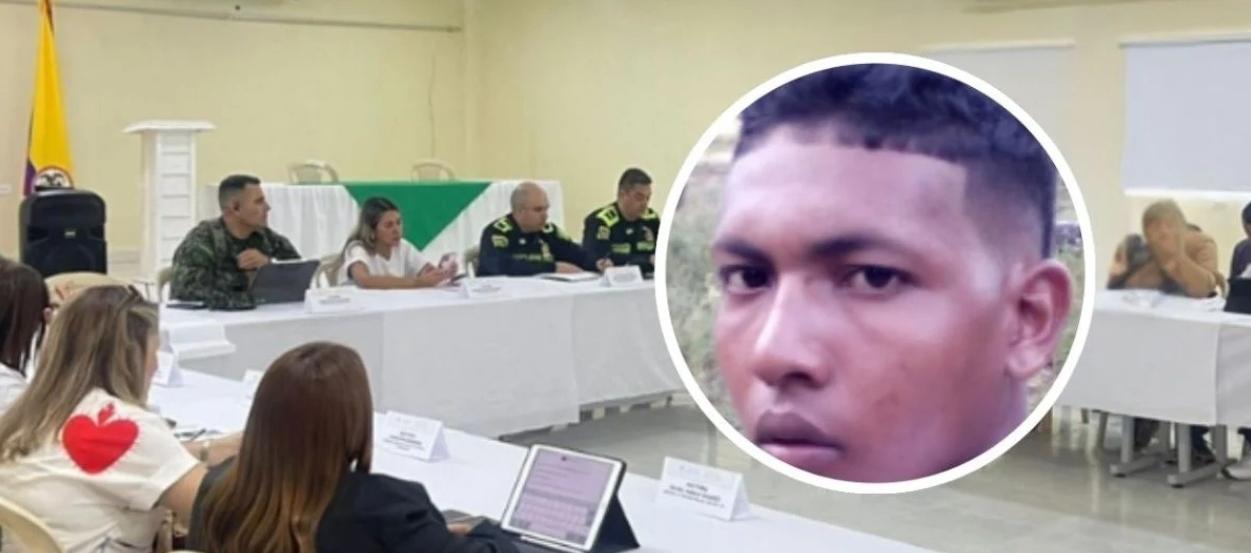 Consejo extraordinario de seguridad tras crimen de Jair Antonio Barragán Sanabria.