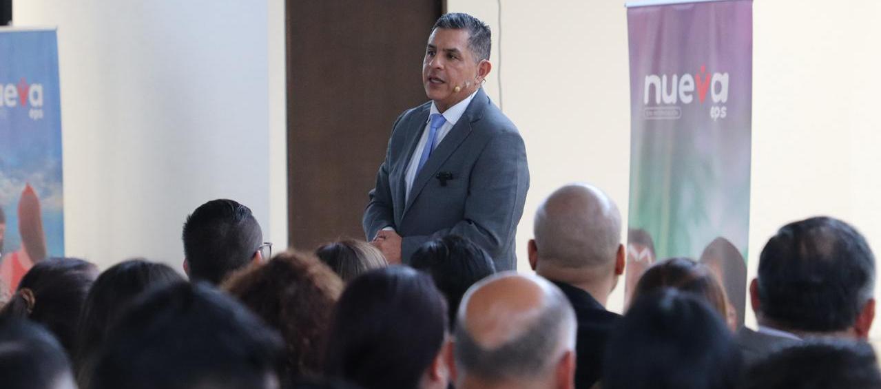 El agente interventor de la Nueva EPS, Jorge Iván Ospina Gómez.