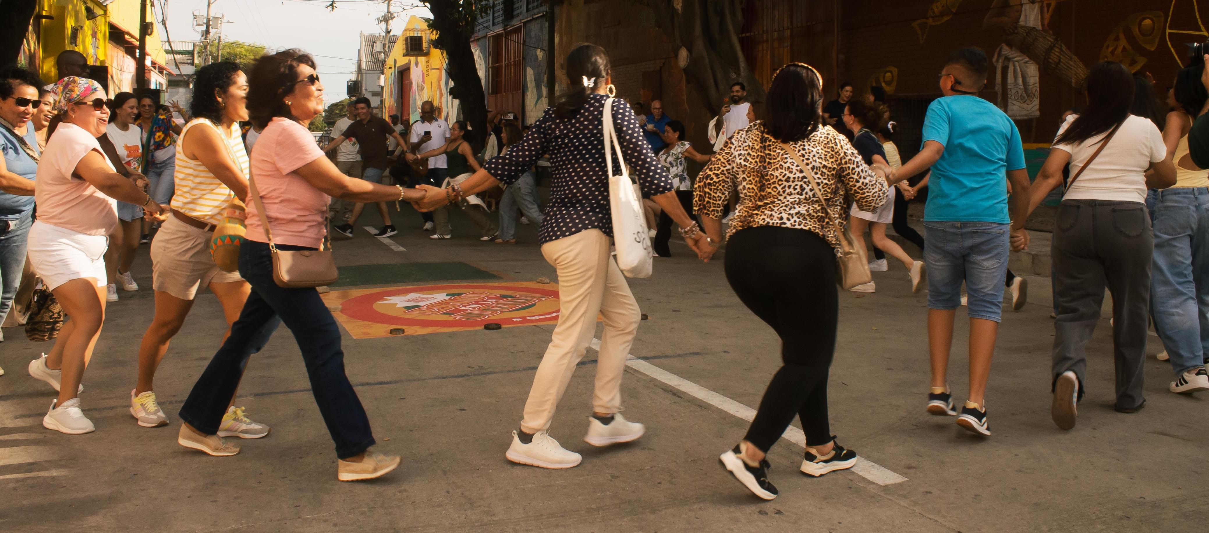 Las rondas infantiles que rememoraron momentos.