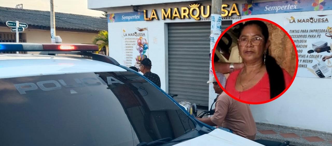 Julia Antonia Barrios fue asesinada dentro de esta papelería el día anterior. 