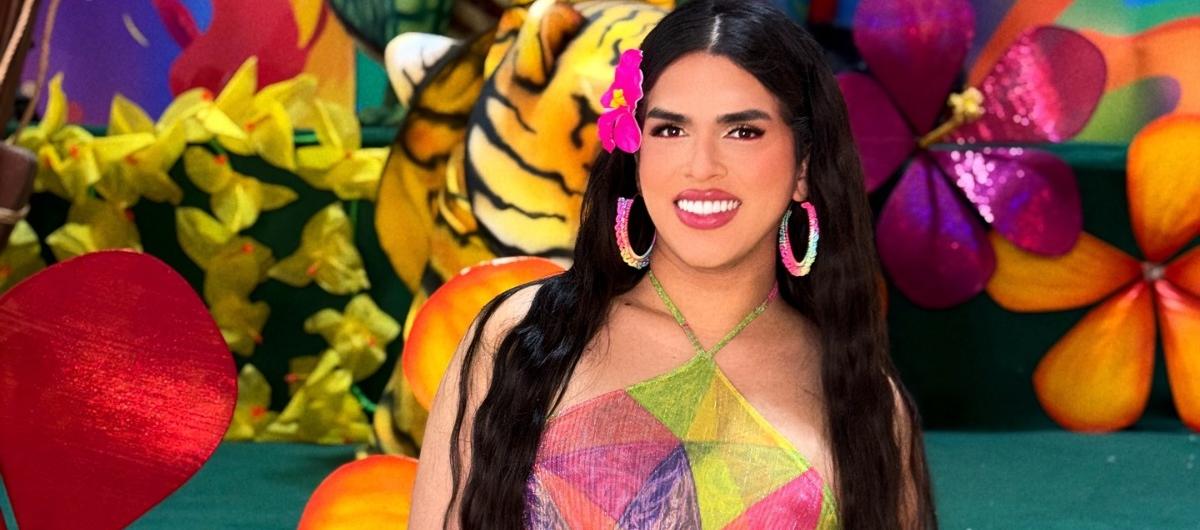Leonela, mujer trans cuyo nombre de pila es Leonardo Alemán Morales.