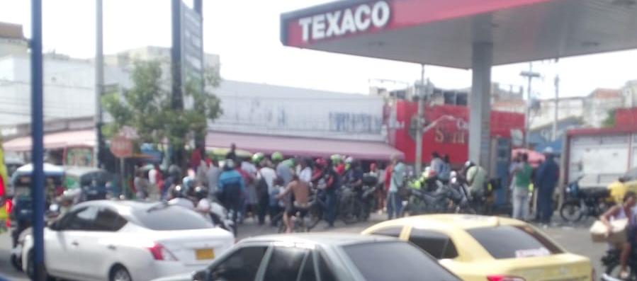 Lugar donde ocurrió el crimen del vendedor informal de frutas. 