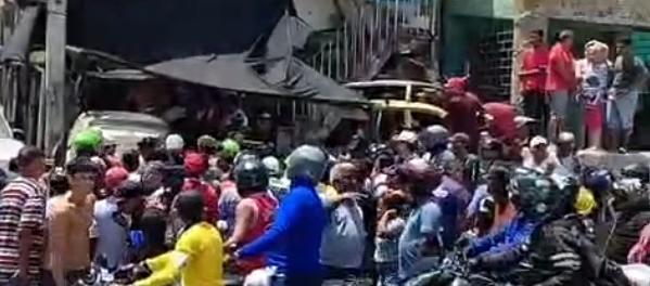 Lugar donde se perpetró el ataque sicarial. 