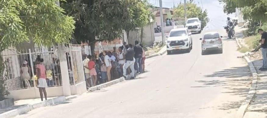 Lugar del asesinato en Nueva Colombia