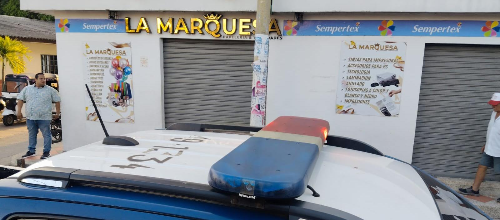 El negocio fue cerrado tras el atentado a la mujer. 