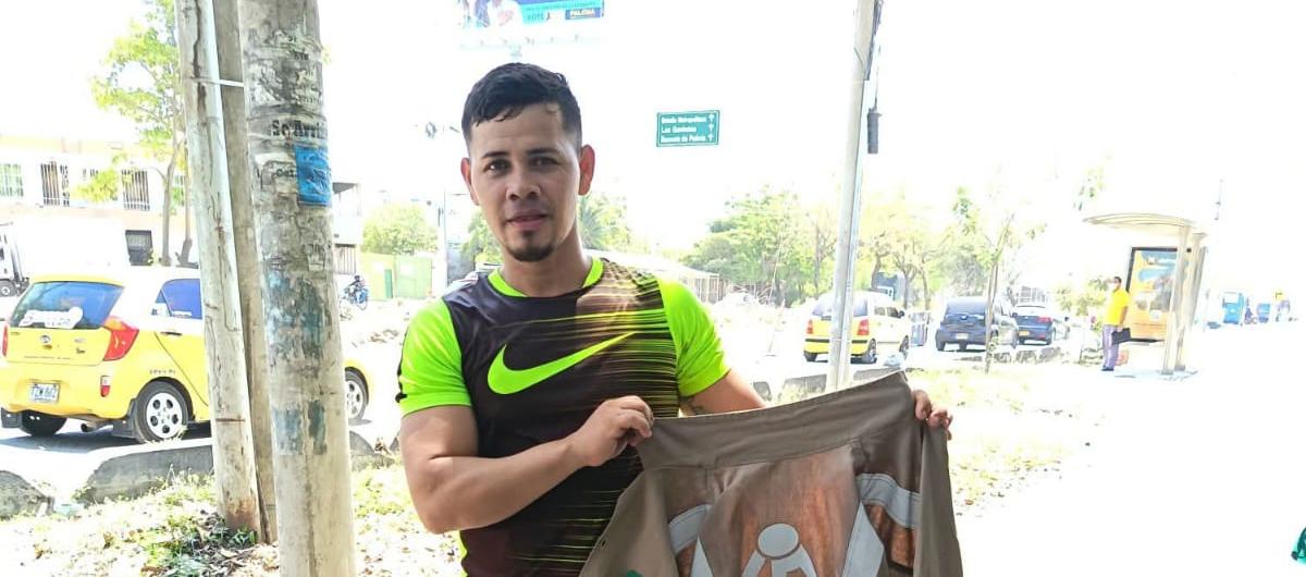 Luis Agámez, el operario fallecido. 