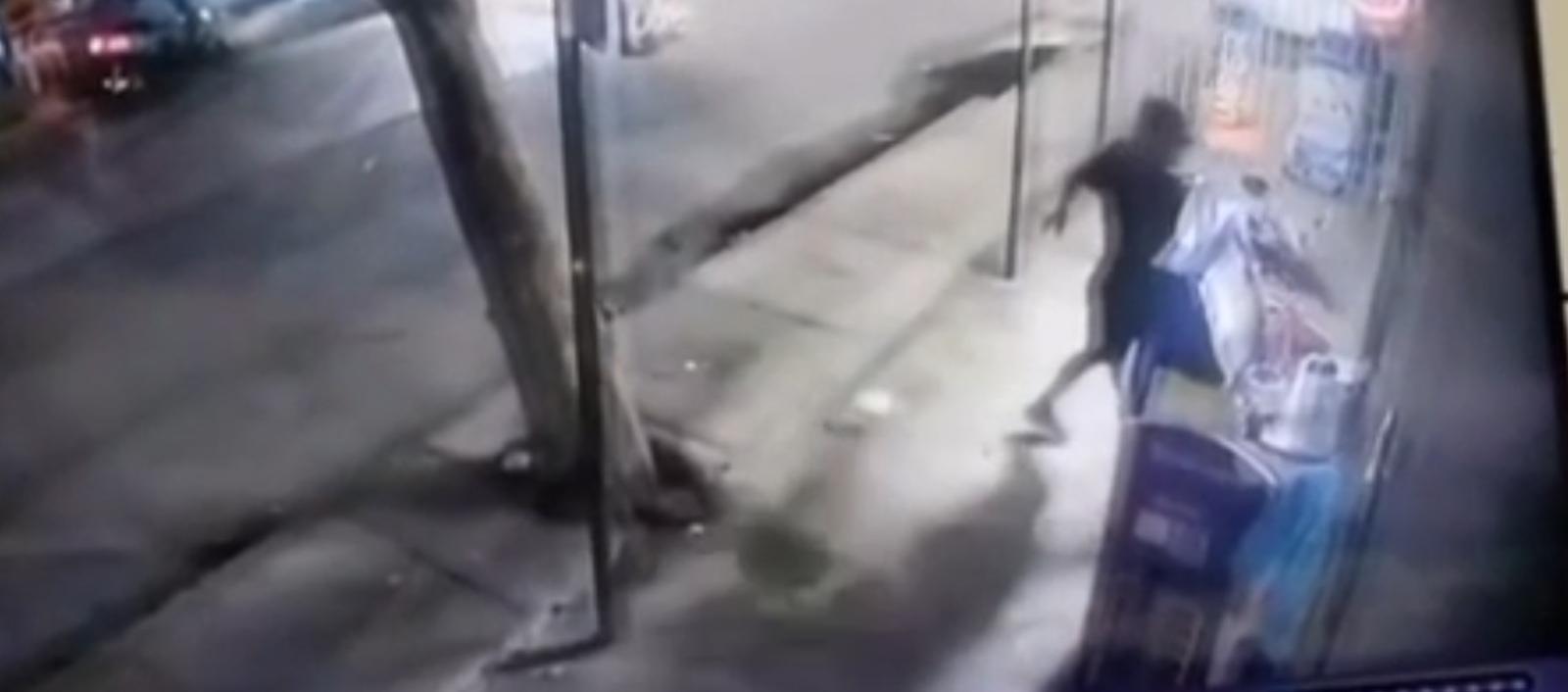 Momento del ataque a bala.