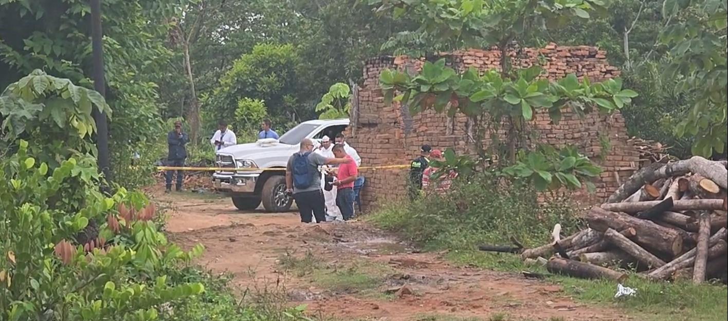 Lugar de la masacre. 