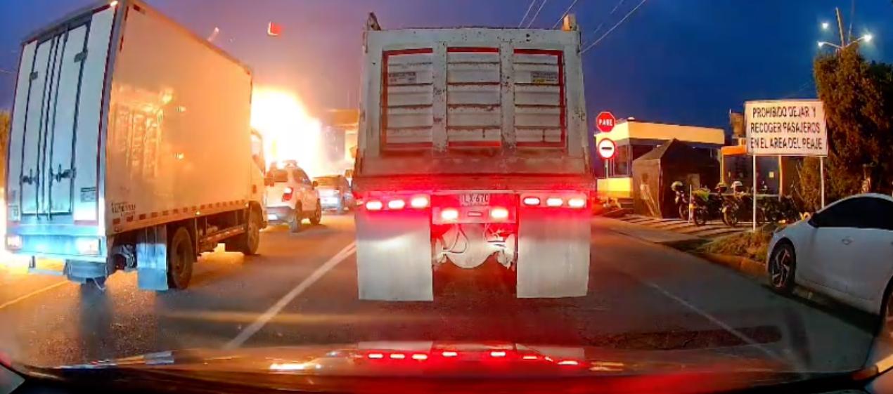 Momento en que ocurrió el fatal accidente. 