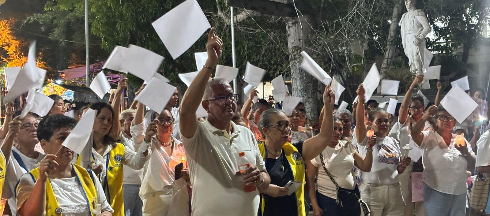 Movilización en Baranoa. 