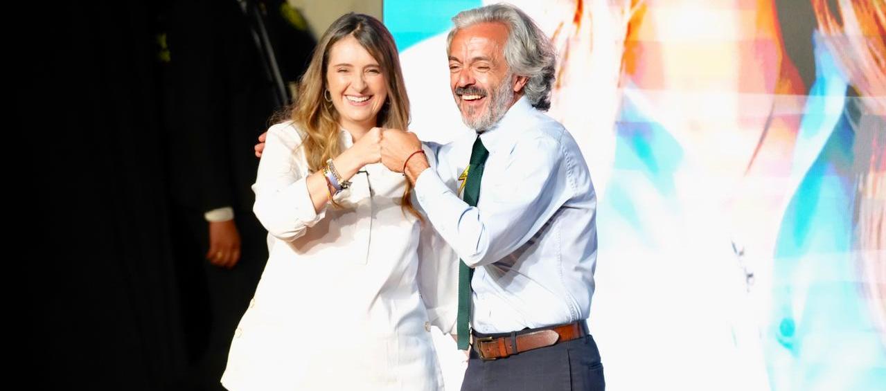 Paloma Valencia y Juan Daniel Oviedo.