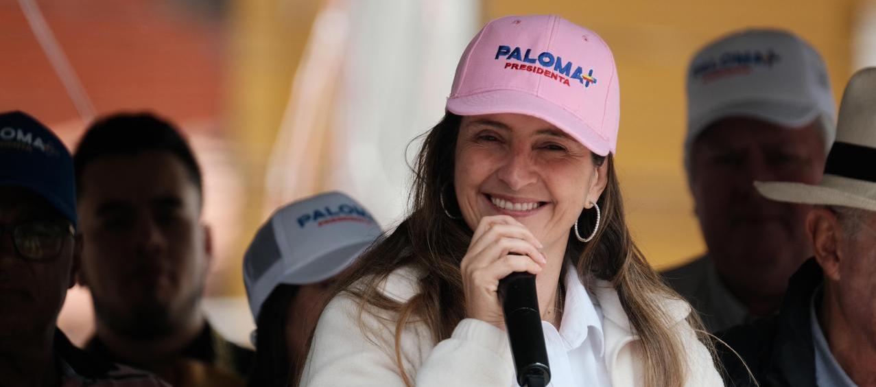 La candidata presidencial, Paloma Valencia.