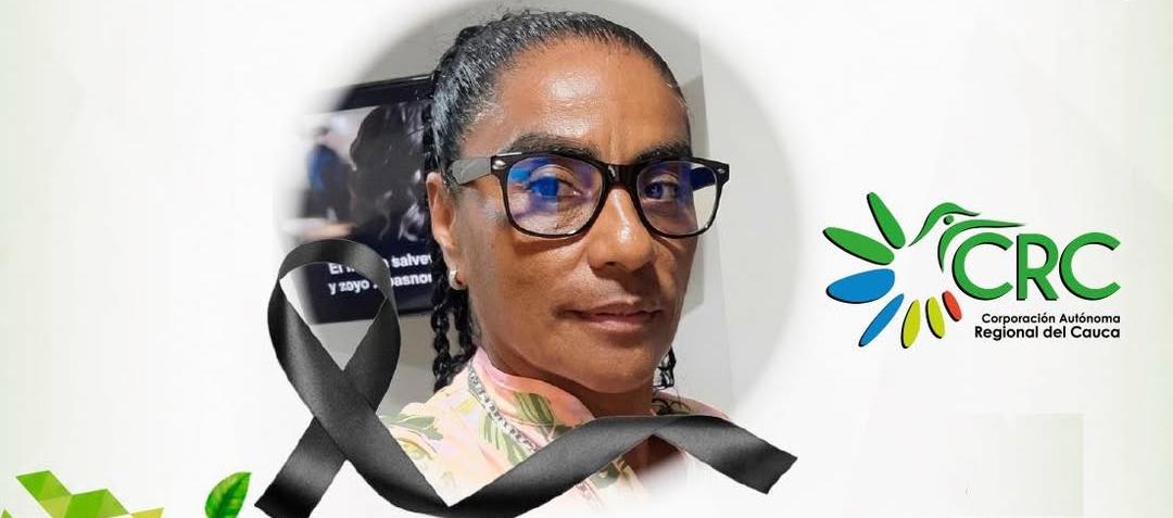 Patricia Mosquera, la lideresa social muerta en el atentado terrorista. 