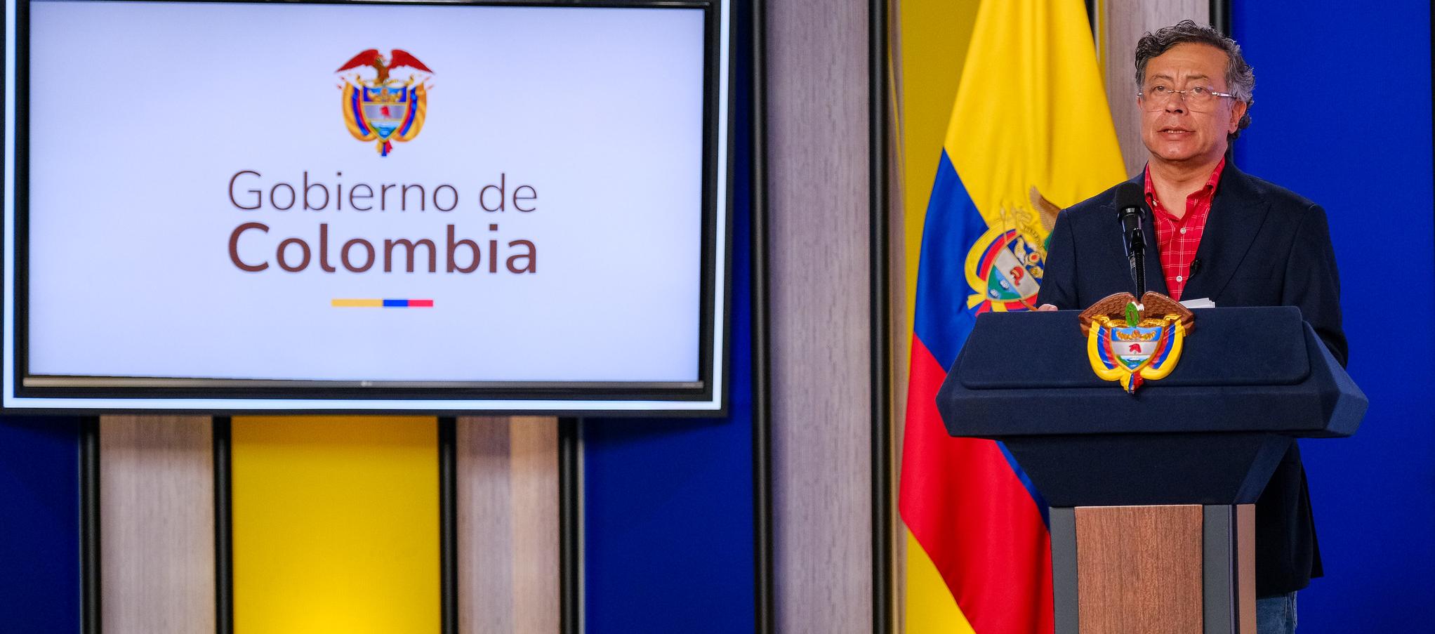 El Presidente Gustavo Petro.