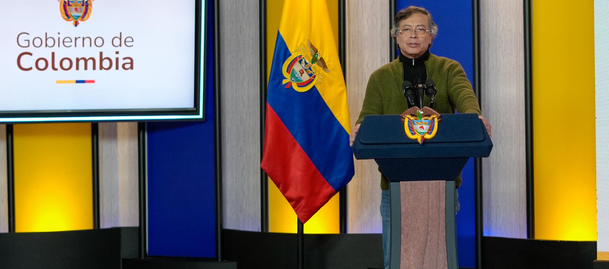 El Presidente Gustavo Petro.