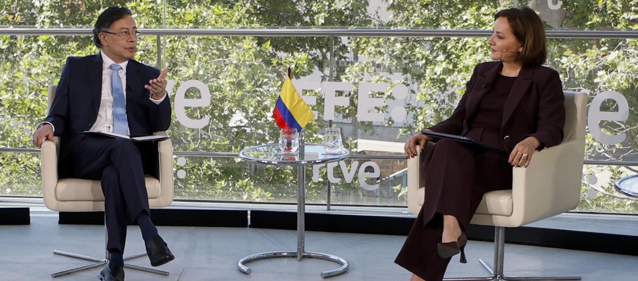 El Presidente Gustavo Petro.