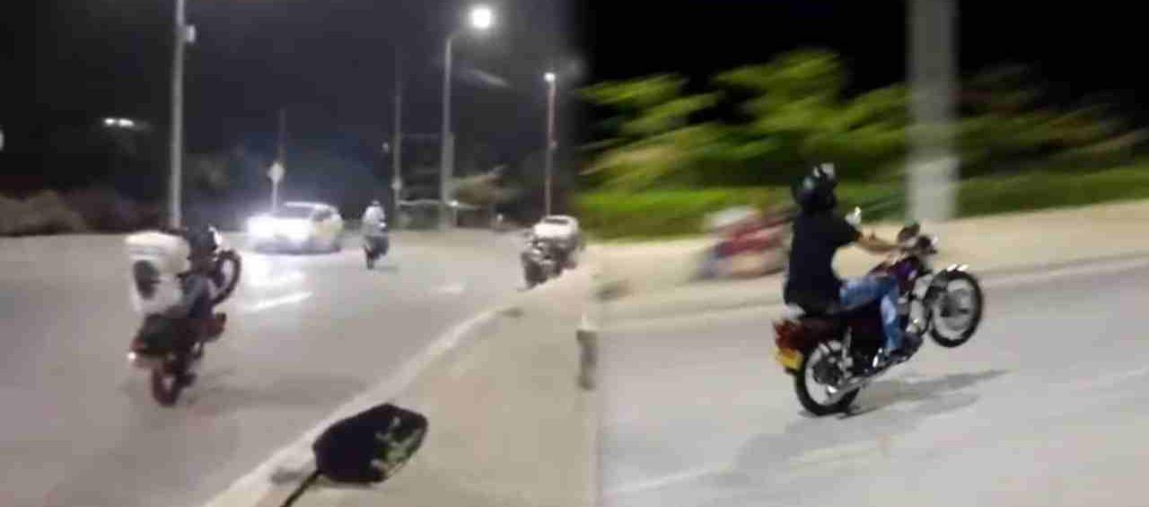 Piques en el Malecón de Puerto Colombia.