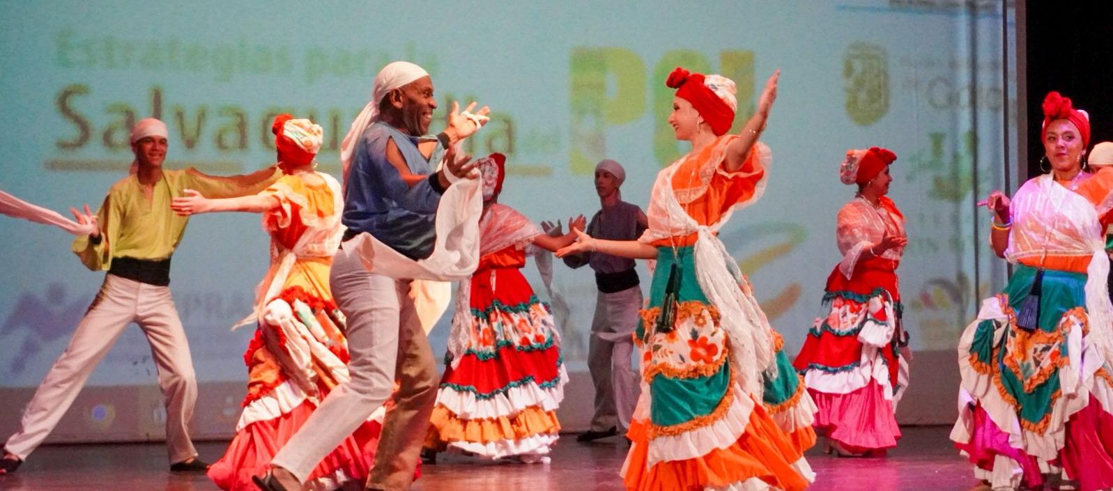 Presentación folclórica de Venezuela.