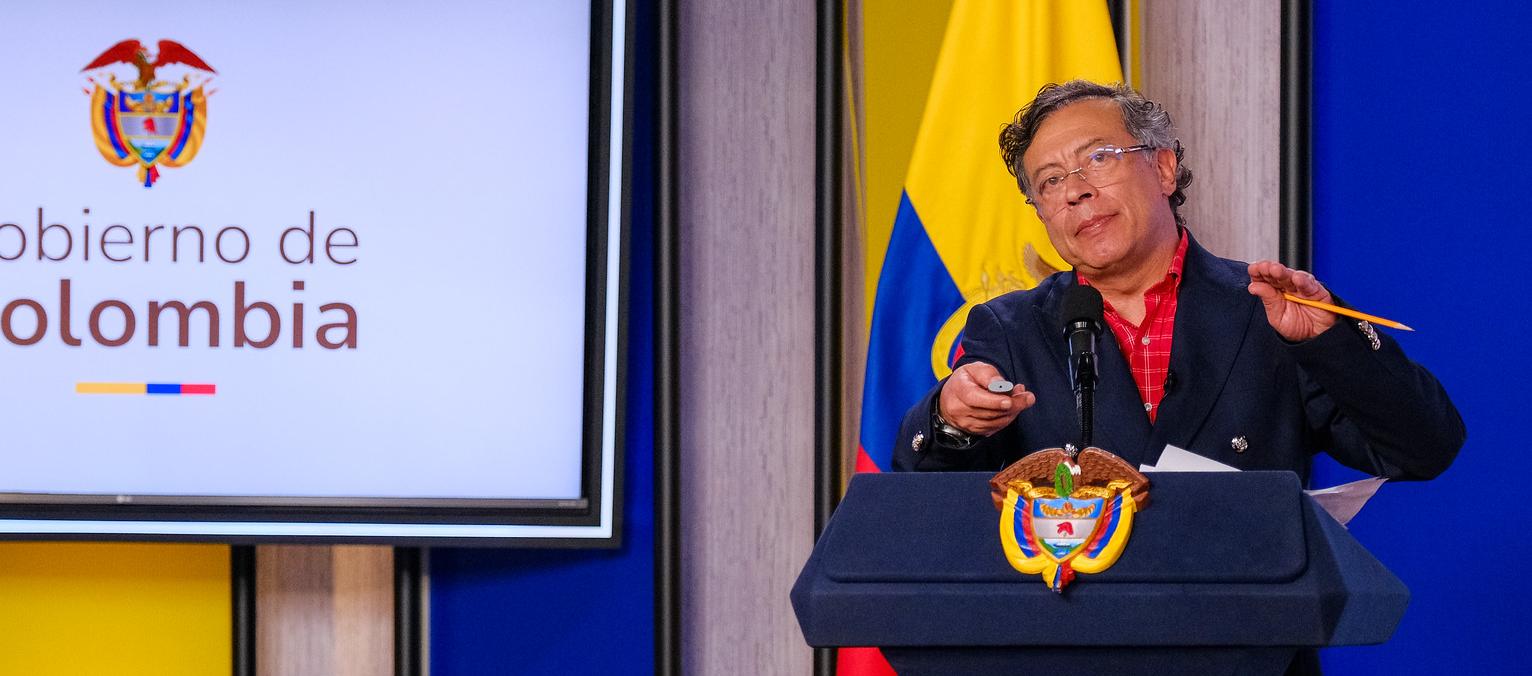 El Presidente Gustavo Petro.