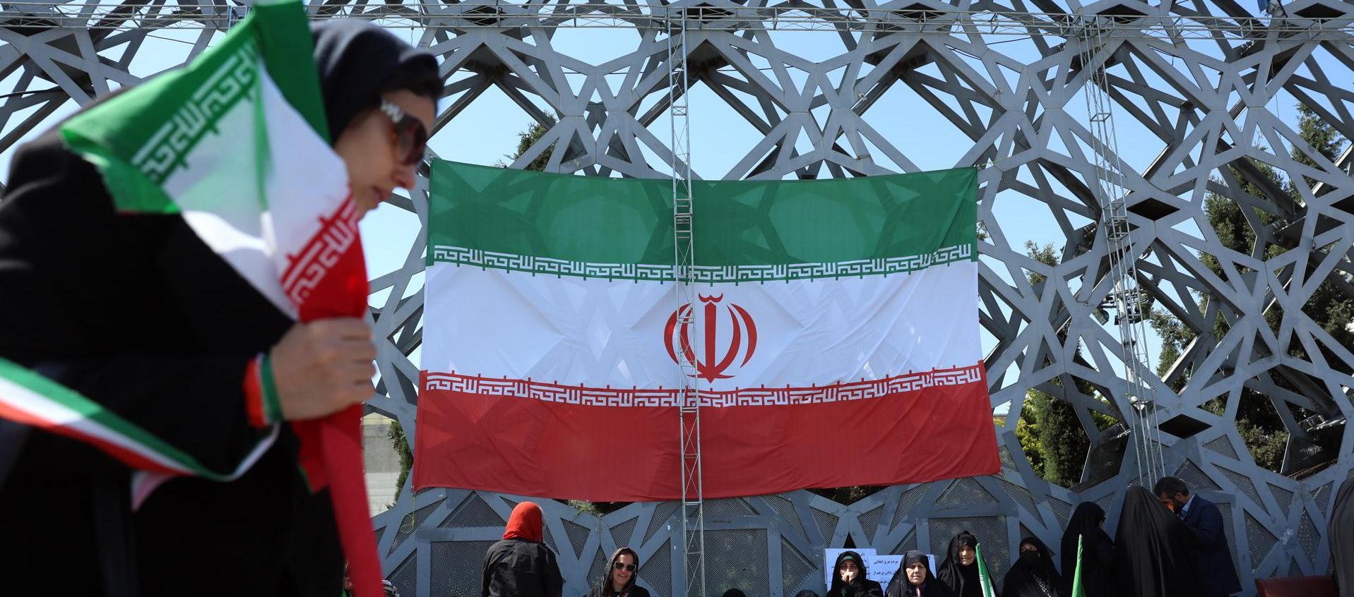 Protesta en Teherán.